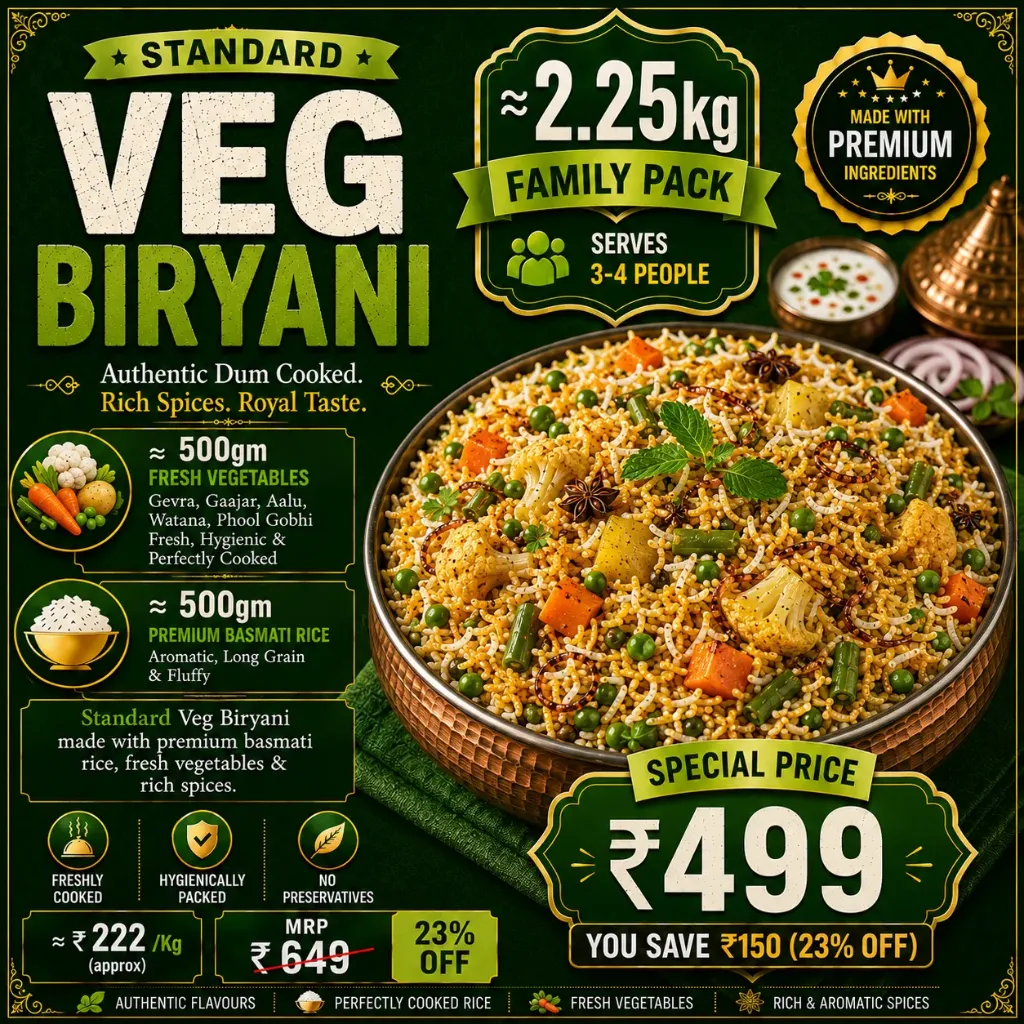 Veg Biryani (Standard)
